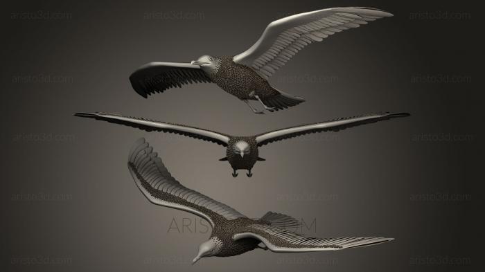 Bird figurines (STKB_0069) 3D model for CNC machine